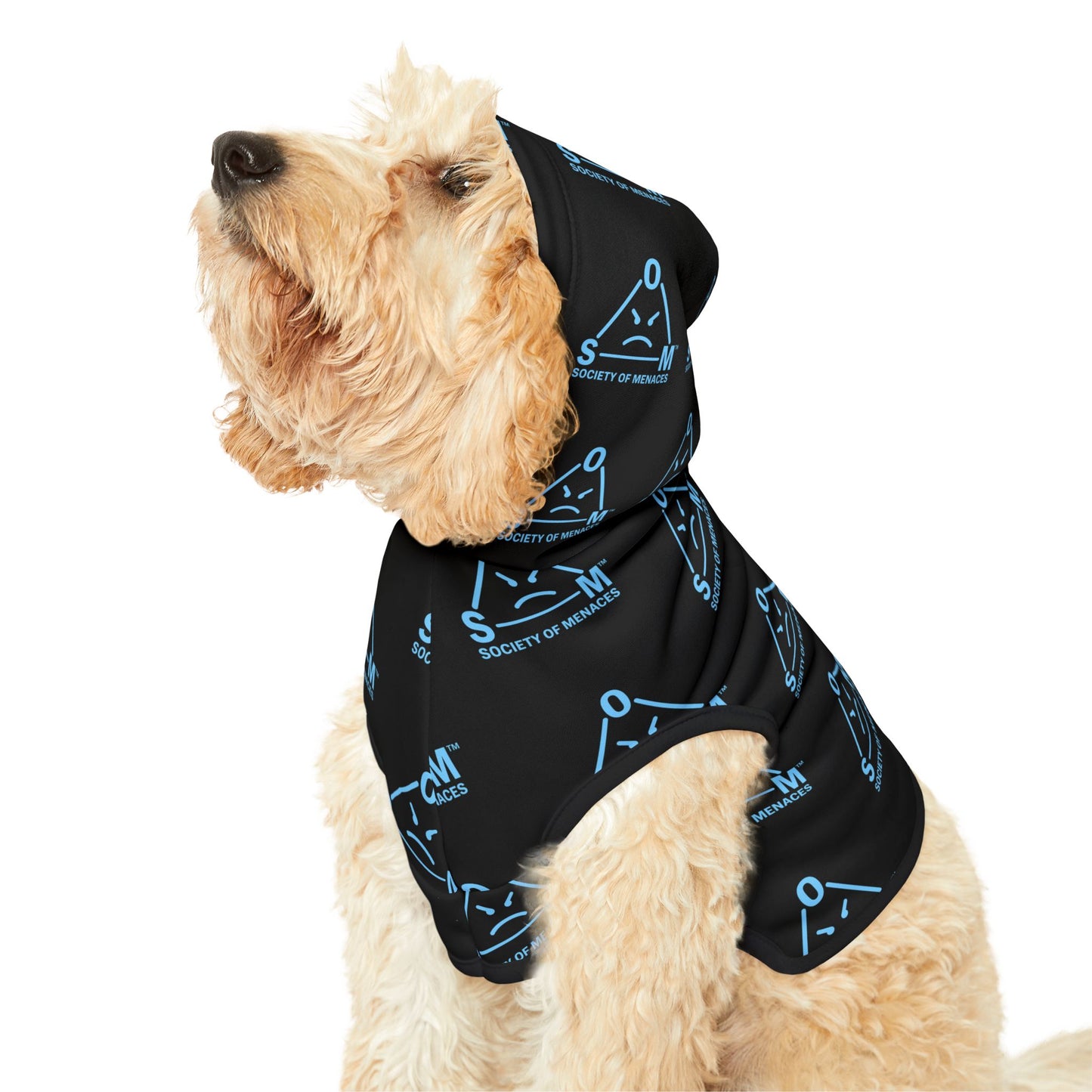 Pet Hoodie — Black Tech Logo Hoodie for Dogs & Cats